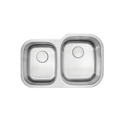 L-201R / LUVUL 32-INCH 40/60 UNDERMOUNT 18G KITCHEN SINK STAINLESS STEEL 926457