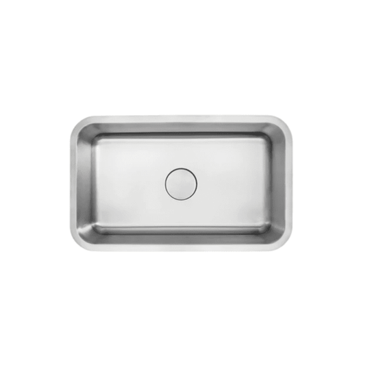 LUVUL 32" Undermount Sink – Single Bowl – 18G Stainless Steel