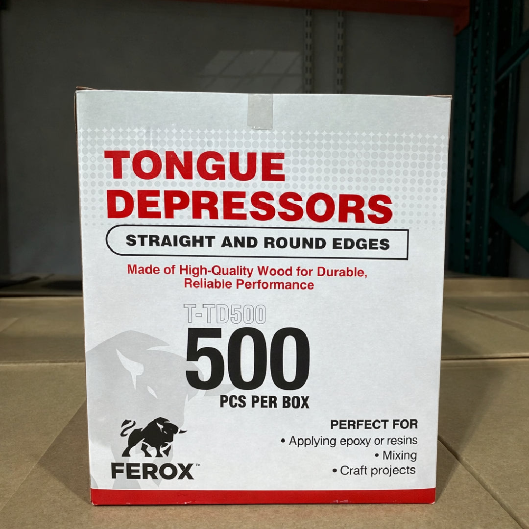 FEROX 500 PCS STIR STICKS FLAT & ROUND ENDS