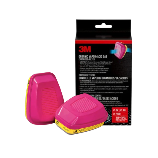 3M CARTRIDGE/FILTER ORGANIC VAPOR/ACID GAS P100 RESPIRATORY 60923