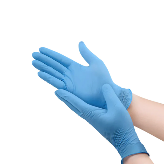 NITRILE LATEX GLOVES - L