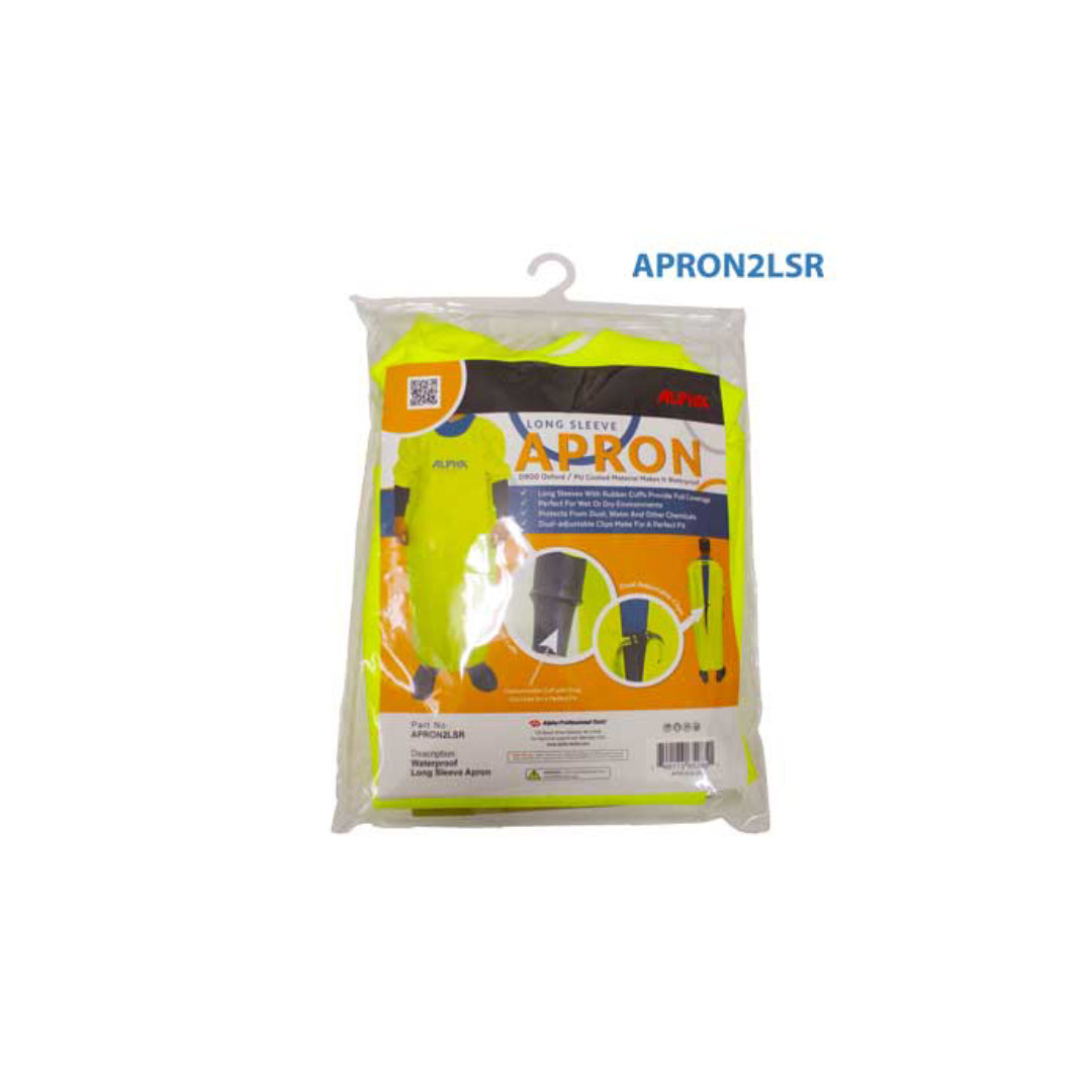 ALPHA WATERPROOF APRON LONG SLEEVE LS LARGE