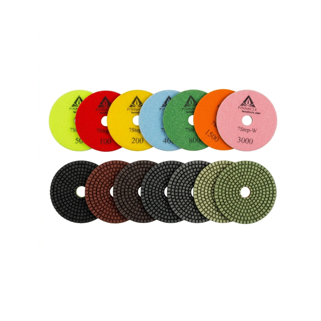 PINNACLE GRANITE WET POLISHING PADS