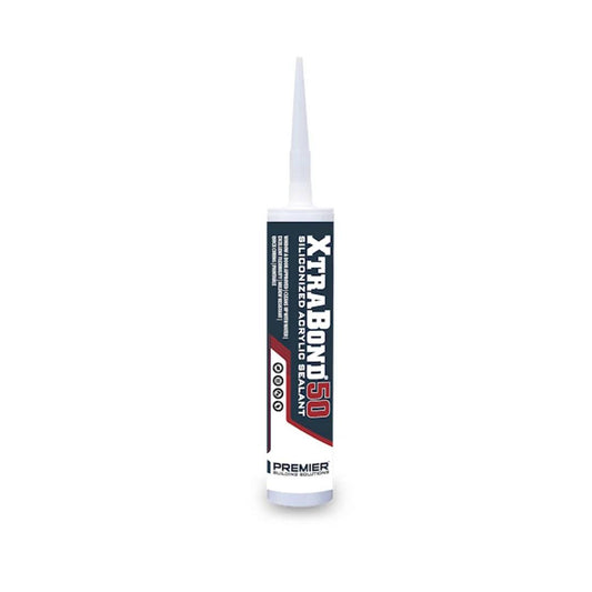 Xtrabond50 Siliconized Acrylic Sealant - Color: White