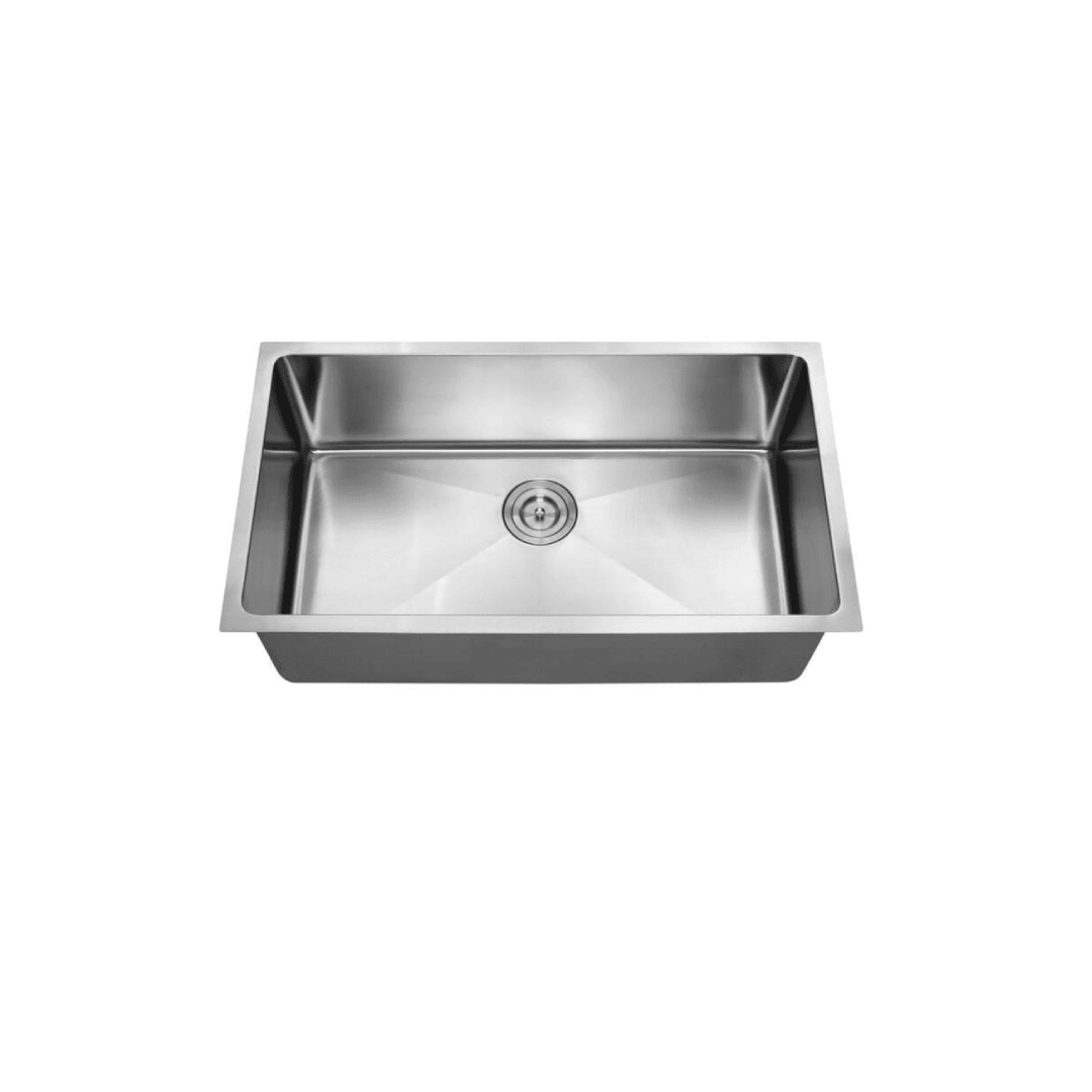 LUVUL R15 Handmade Sink – Single Bowl – 18G Stainless Steel