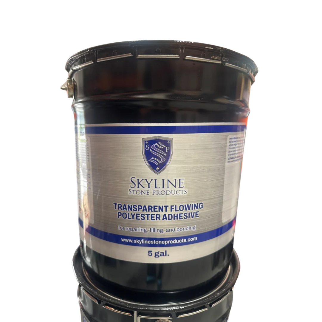 SKYLINE TRANSPARENT FLOWING PL - 5G BLACK BUCKET