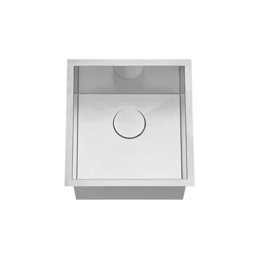 L-UZ102X-ZR / 756311 LUVUL 17-INCH UNDERMOUNT 18G ZERO RADIUS HANDMADE KITCHEN SINK STAINLESS STEEL SINGLE BOWL