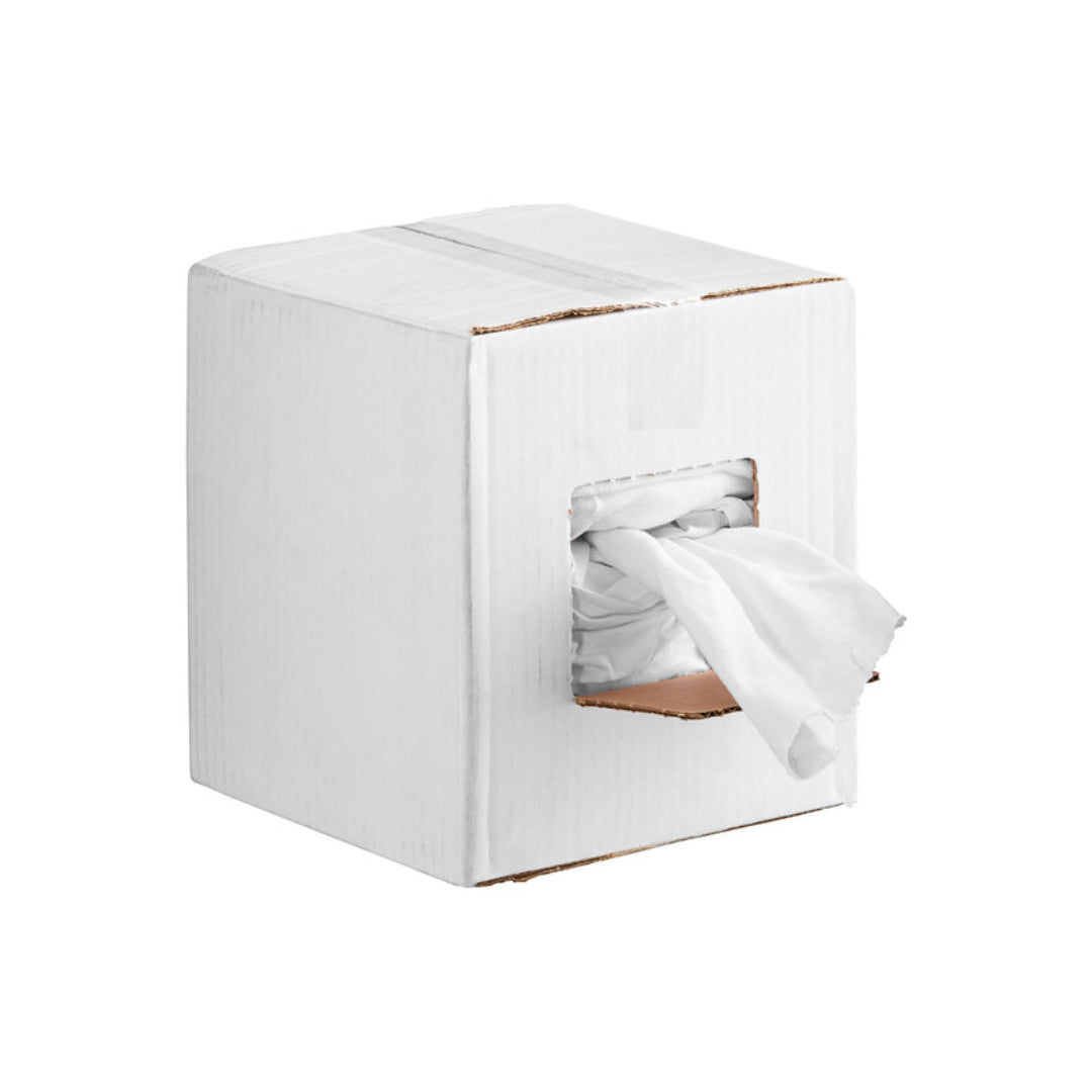 WHITE KNIT TSHIRT RAGS