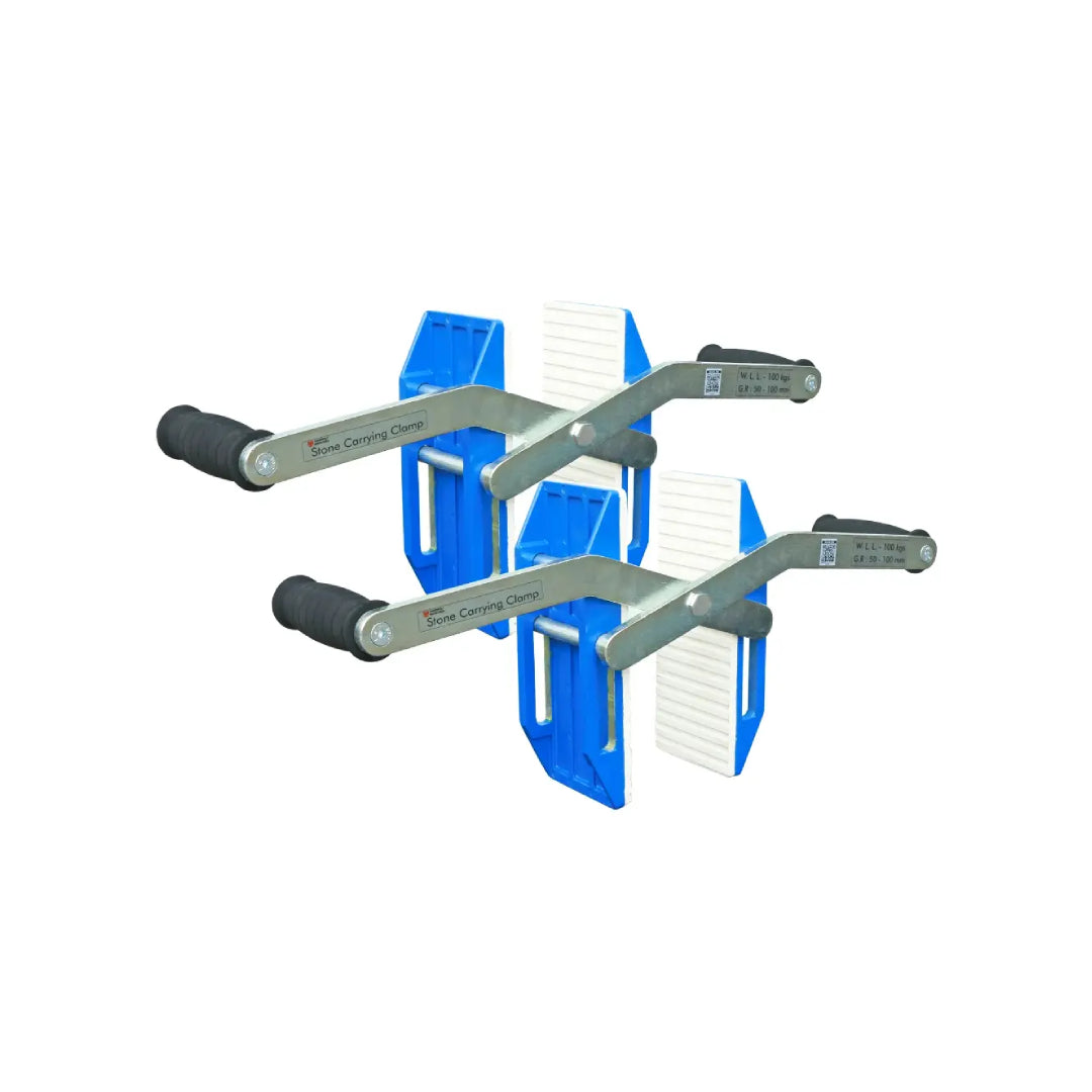 AARDWOLF CARRY CLAMPS WHITE RUBBER 2"-4" GRIP RANGE
