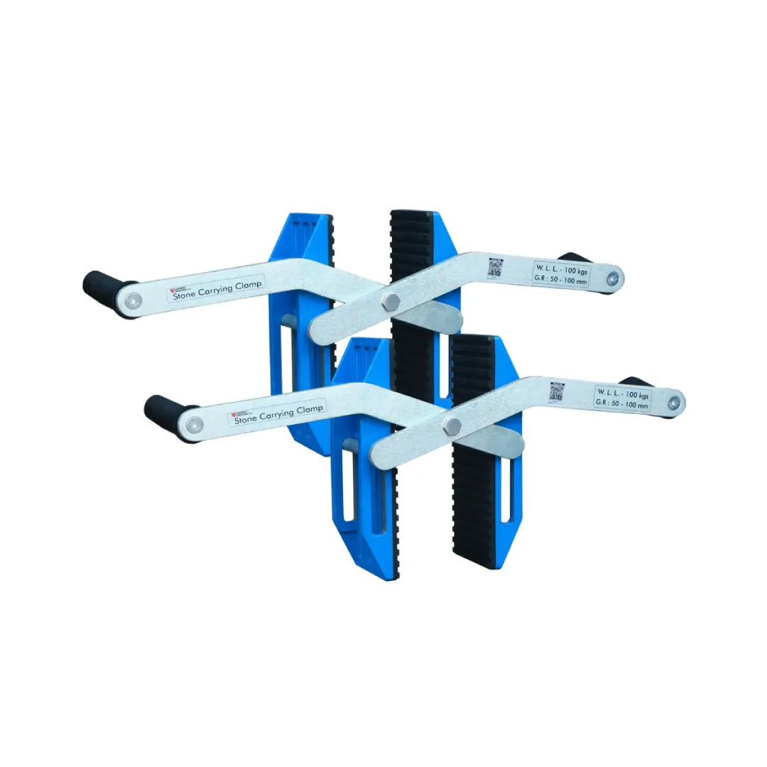 AARDWOLF CARRY CLAMPS WHITE RUBBER 2"-4" GRIP RANGE