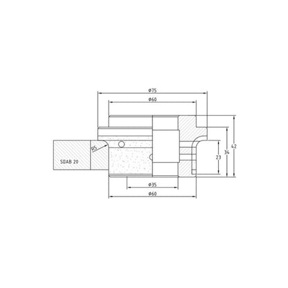 TERMINATOR 3CM (T) R3 PROFILE & POLISHING WHEEL SET