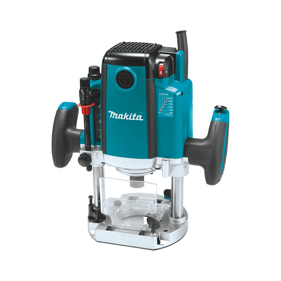 MAKITA 3-1/4 HP PLUNGE ROUTER, W/ VARIABLE SPEED