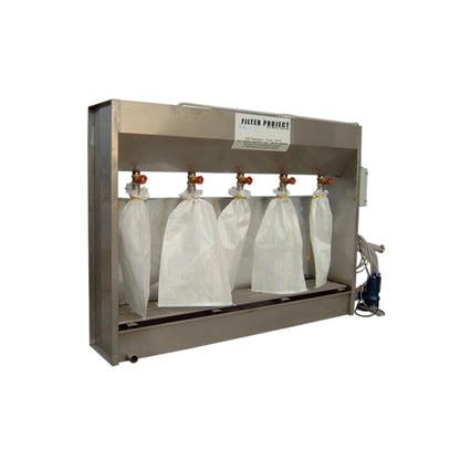 WEHA SLUDGE DEHYDRATOR 5 BAG SYSTEM FOR GRANITE, MARBLE, STONE SLUDGE