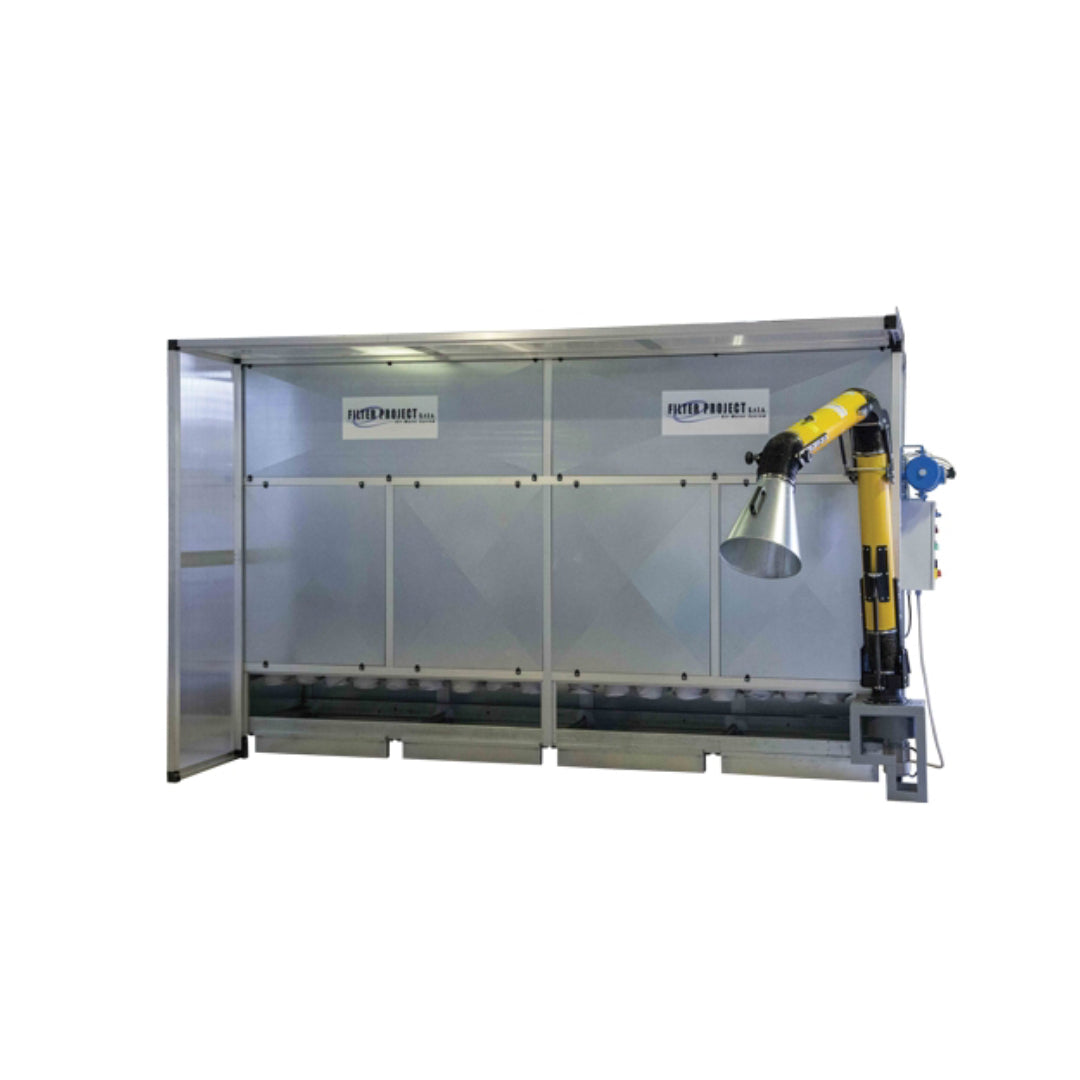 10' (3 METER) AUTOMATIC DRY DUST COLLECTOR SYSTEM WITH ARM