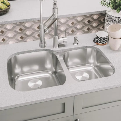 L-201R / LUVUL 32-INCH 40/60 UNDERMOUNT 18G KITCHEN SINK STAINLESS STEEL 926457