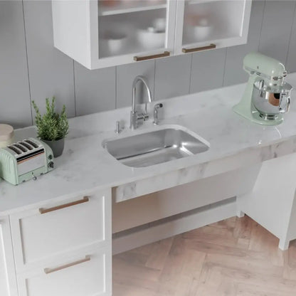 L-102 / LUVUL 23-INCH UNDERMOUNT 18G KITCHEN SINK STAINLESS STEEL SINGLE BOWL 748881