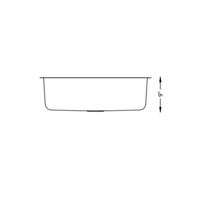 L-105 / LUVUL 30-INCH UNDERMOUNT 18G KITCHEN SINK STAINLESS STEEL BOWL 756005