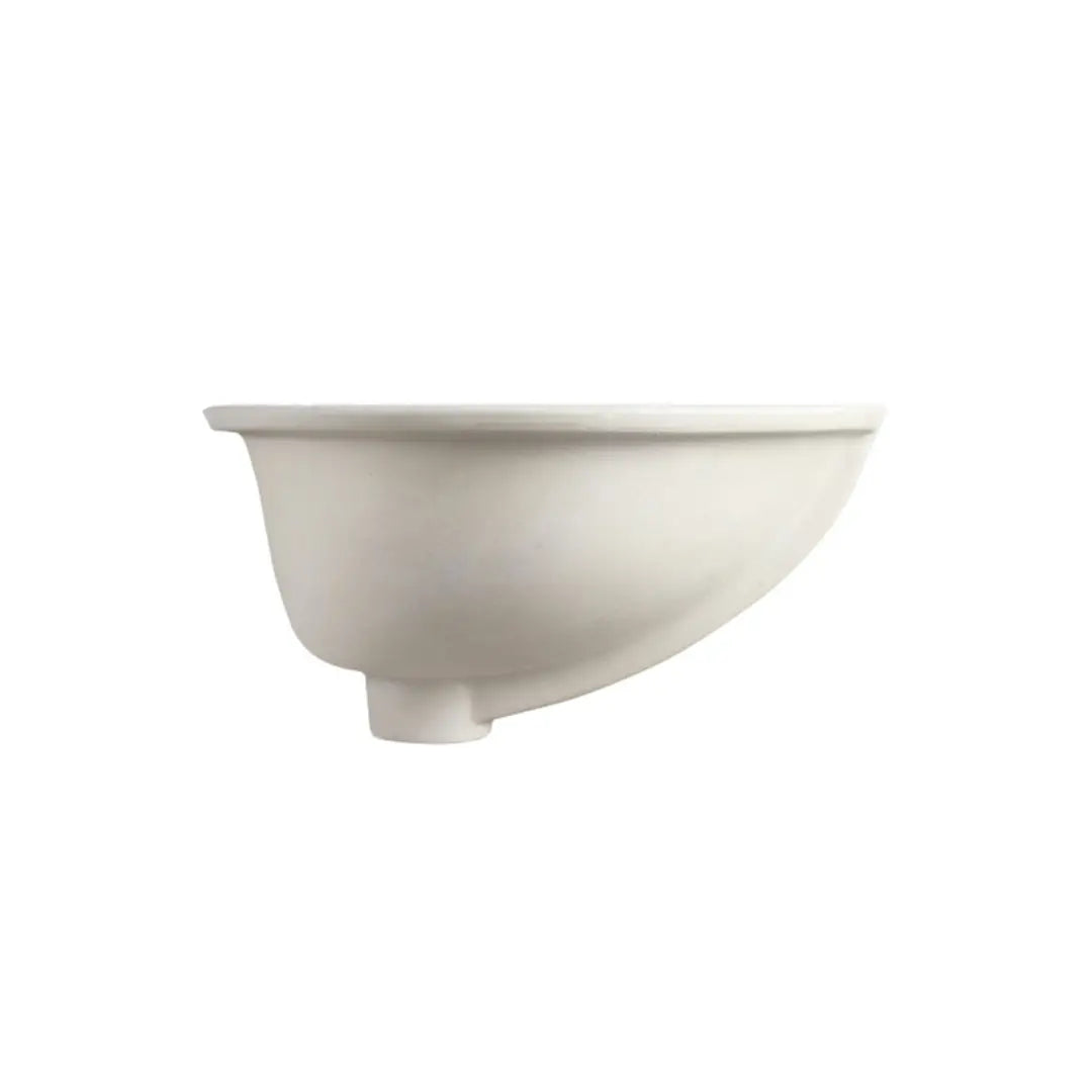 L-1613B / LUVUL 16 X 13 OVAL UNDERMOUNT CERAMIC BATHROOM SINK BISCUIT 993868