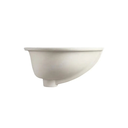 L-1613B / LUVUL 16 X 13 OVAL UNDERMOUNT CERAMIC BATHROOM SINK BISCUIT 993868