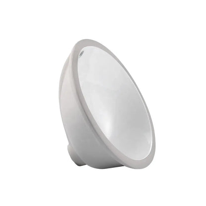 L-1613W / LUVUL 16 X13 INCHES OVAL UNDERMOUNT CERAMIC BATHROOM SINK WHITE 949115