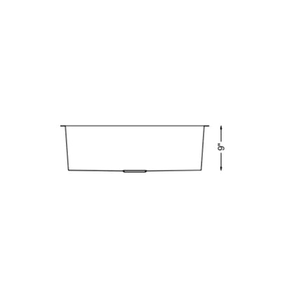 L-UZ105X-30ZR / 766021 LUVUL 30-INCH UNDERMOUNT 18G ZERO RADIUS HANDMADE KITCHEN SINK SINGLE BOWL