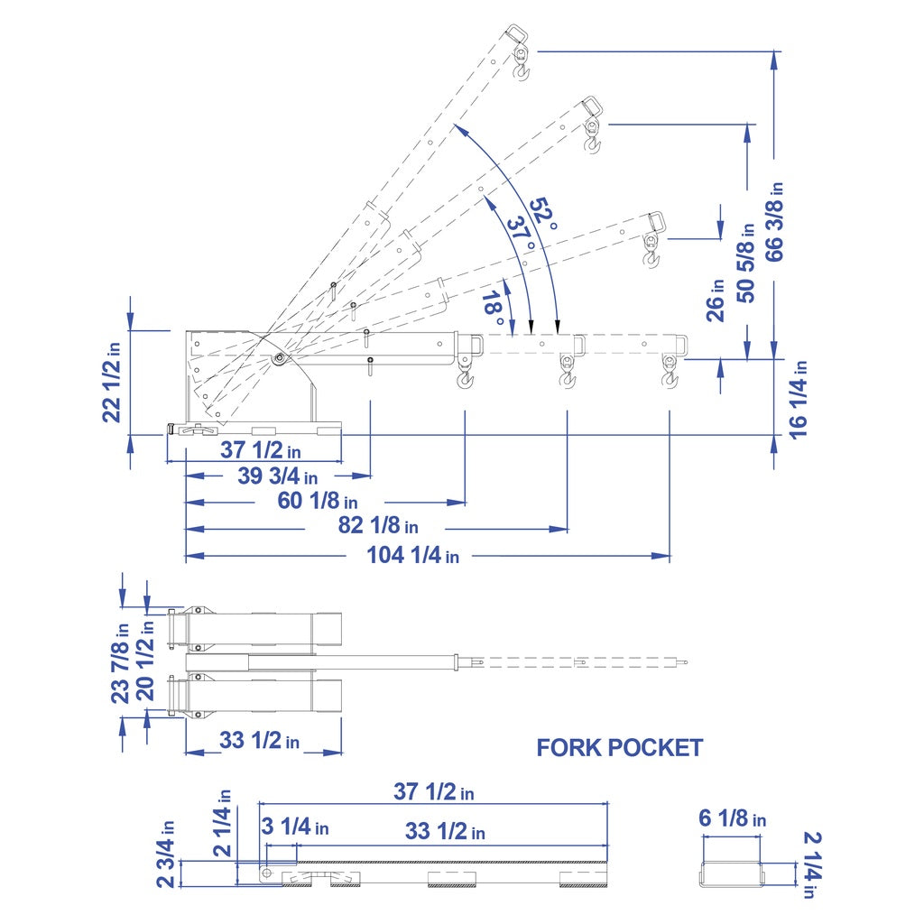 Aardwolf Pivot Forklift Booms