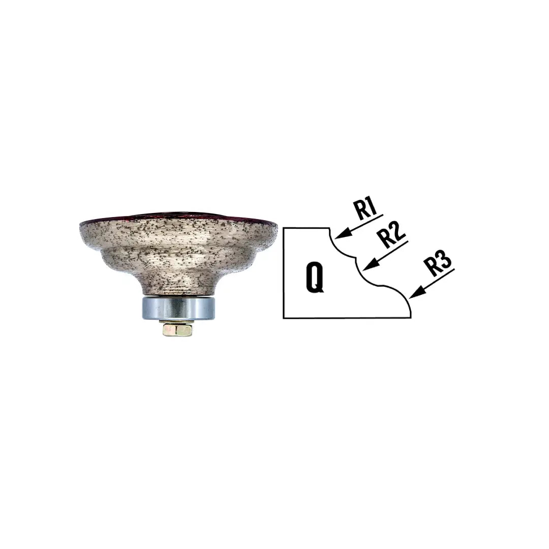HURRICANE COVE & DUPONT ROUTER BITS – SHAPE Q