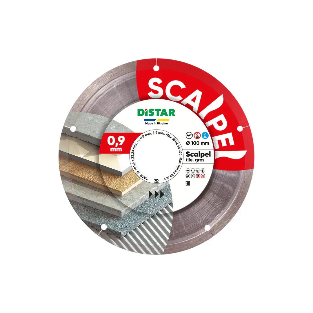 DISTAR SCALPEL 4" ULTRA-THIN PRECISION CUTTING DIAMOND BLADE