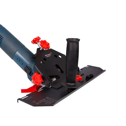 SLIDER 1.8" X 4.5"-5" 2.0 CUTTING GUARD – MECHANIC PRECISION 45° TILE CUTTING ATTACHMENT FOR ANGLE GRINDER