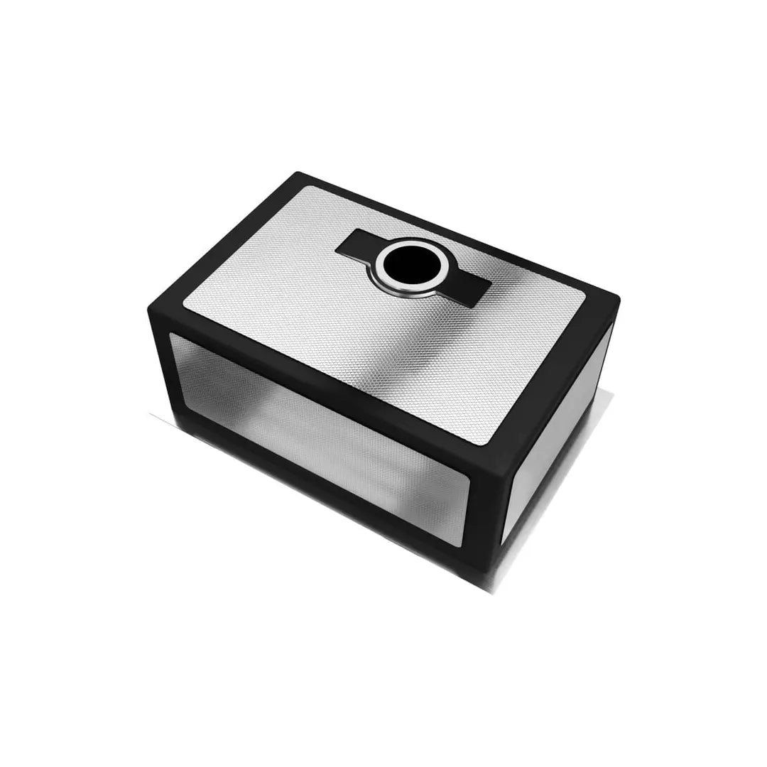 LUVUL 26-INCH UNDERMOUNT 16G R10 COMPACT RADIUS WITH SPEEDY DRAIN TECHNOLOGY KITCHEN SINK S/STEEL SINGLE BWL 425051