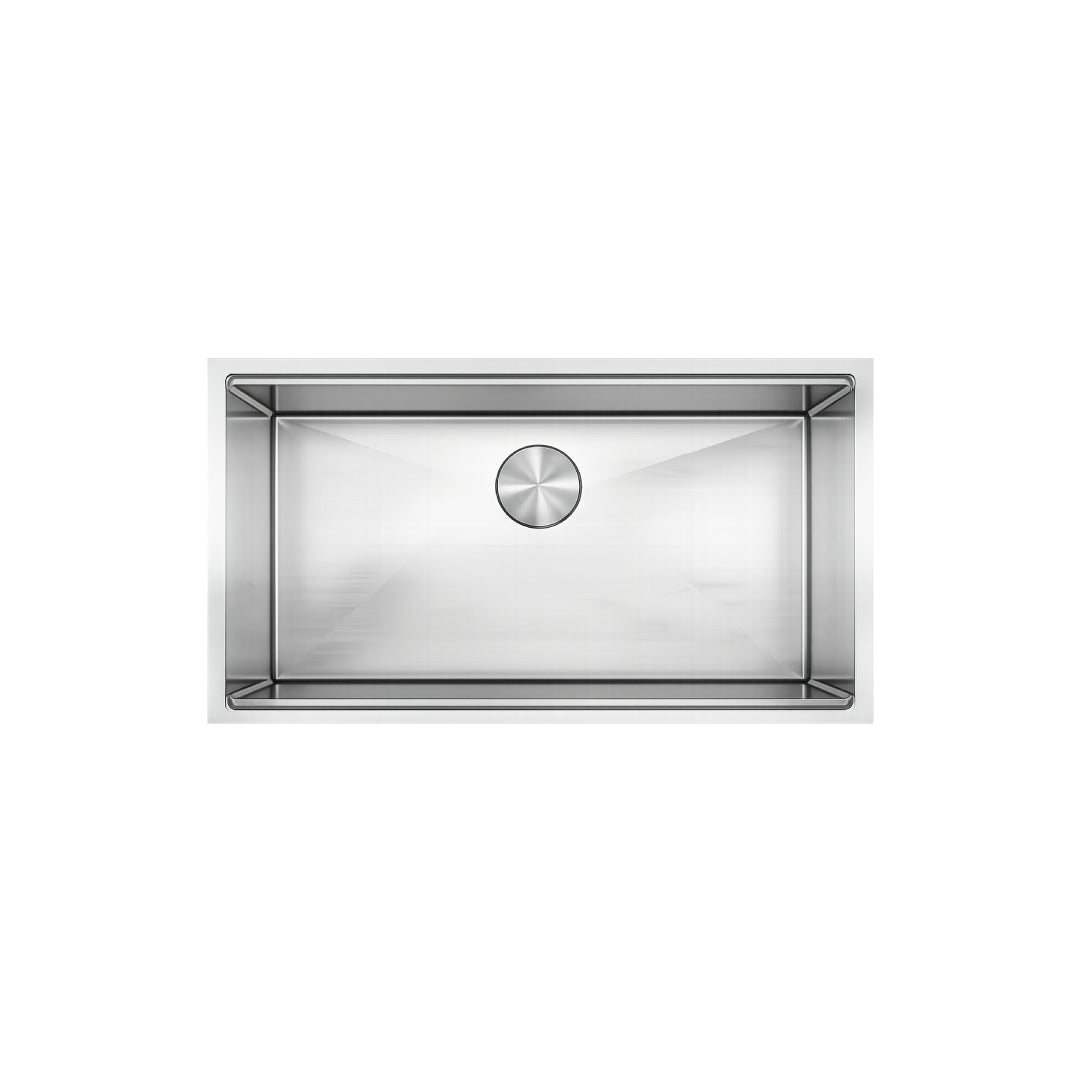 LUVUL Workstation R10 Handmade Sink – Single Bowl – 18G Stainless Steel