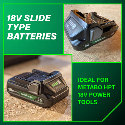 18V Li-Ion Starter Kit 2x 382311M; UC18YKSL, (18V 2.0 Ah x 2) w/ 30% longer run time