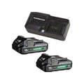 18V Li-Ion Starter Kit 2x 382311M; UC18YKSL, (18V 2.0 Ah x 2) w/ 30% longer run time