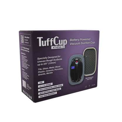 TUFFCUP ATHENA 11" LED BATTERY POWERED VACUUM CUP – HEAVY-DUTY SUCTION FOR ROUGH SURFACES