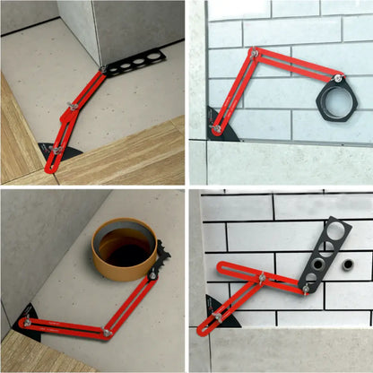 TILETEMPLATE – MECHANIC PROFESSIONAL TILE MARKING TOOL FOR SOCKETS, PIPES & ANGLES