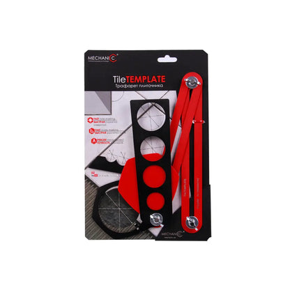 TILETEMPLATE – MECHANIC PROFESSIONAL TILE MARKING TOOL FOR SOCKETS, PIPES & ANGLES