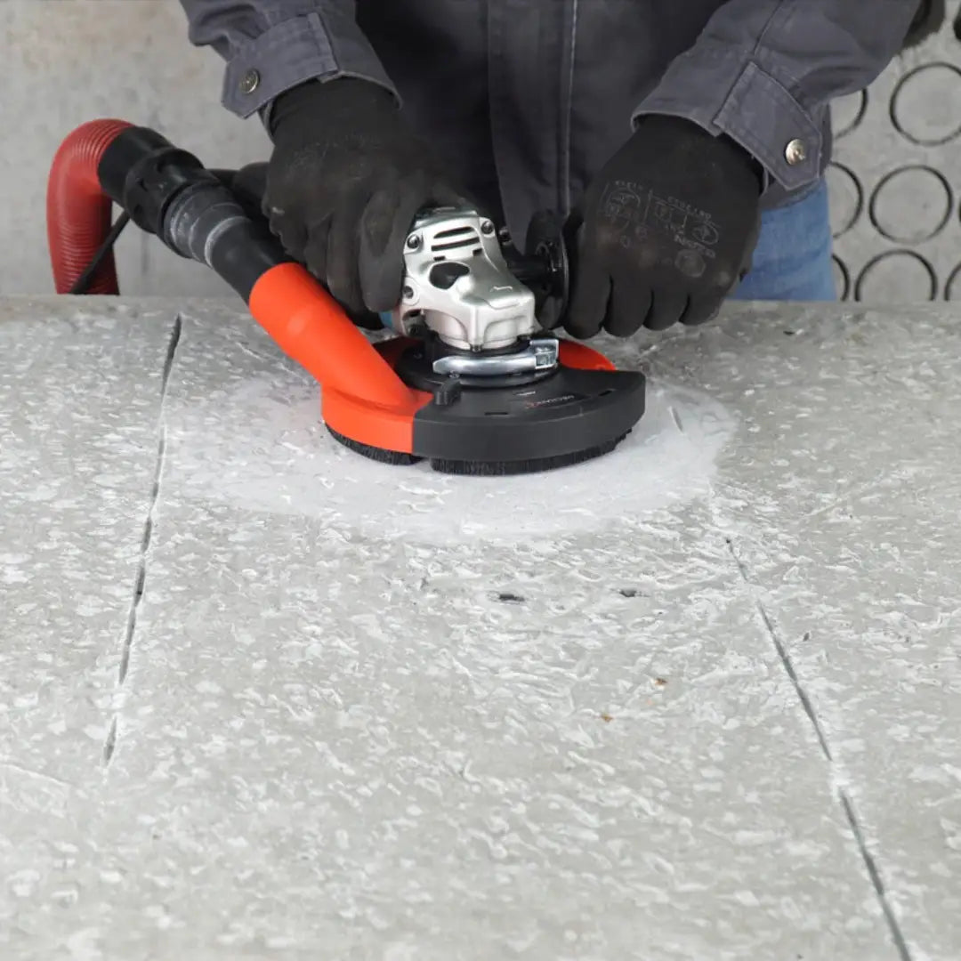MECHANIC VORTEX DUST EXTRACTION GUARD FOR ANGLE GRINDERS – CLEAN, EFFICIENT CONCRETE GRINDING