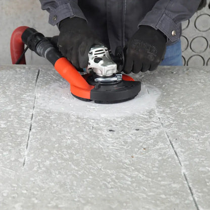 MECHANIC VORTEX DUST EXTRACTION GUARD FOR ANGLE GRINDERS – CLEAN, EFFICIENT CONCRETE GRINDING