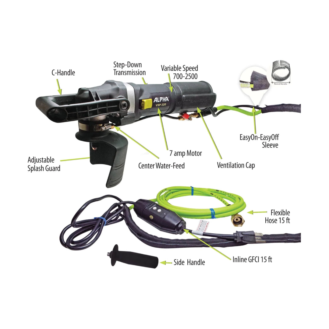 Alpha VSP-320 Variable Speed Polisher
