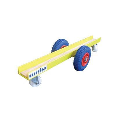 Weha 8" Safety Yellow Slab Dolly with 4 Wheels