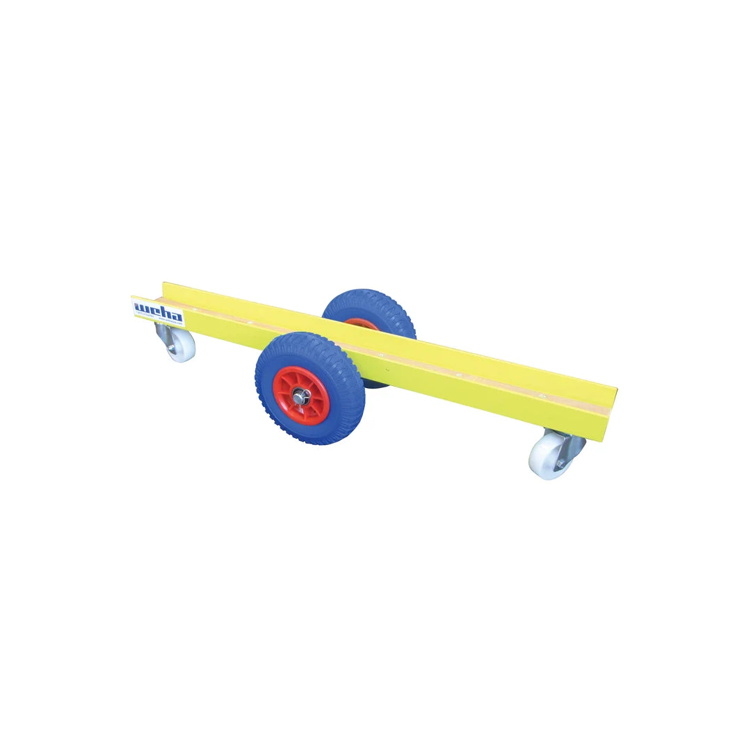 Weha 8" Safety Yellow Slab Dolly with 4 Wheels