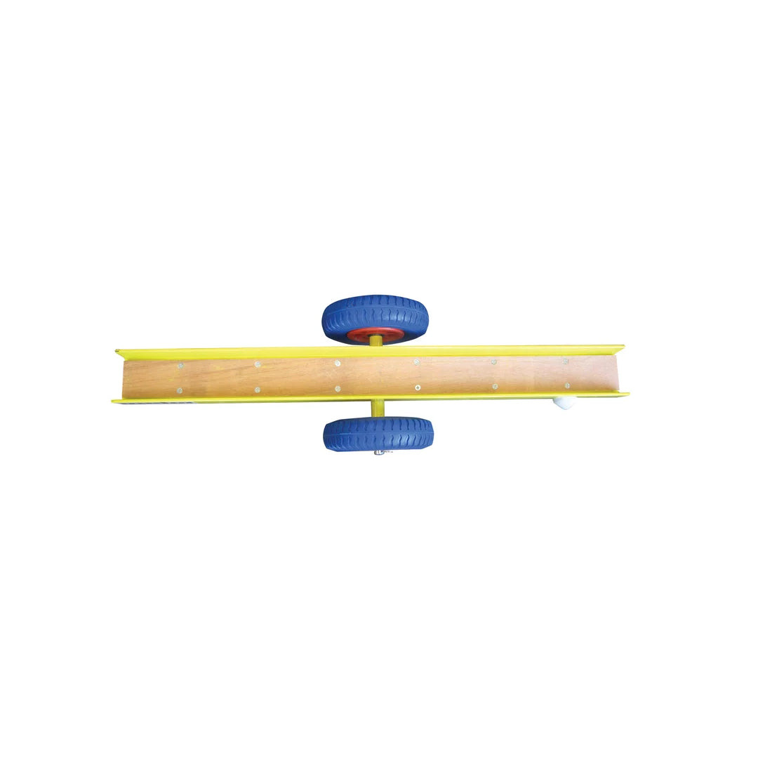 Weha 8" Safety Yellow Slab Dolly with 4 Wheels