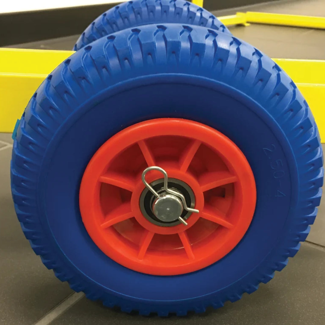 Weha 8" Safety Yellow Slab Dolly with 4 Wheels
