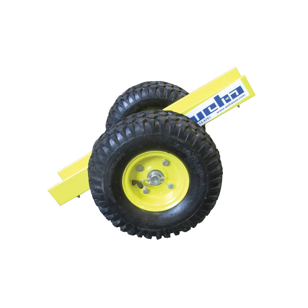 Weha 10" Safety Yellow Slab Dolly with 2 Wheels