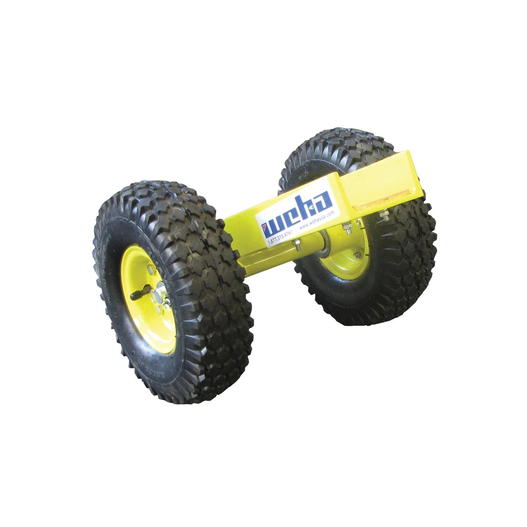 Weha 10" Safety Yellow Slab Dolly with 2 Wheels