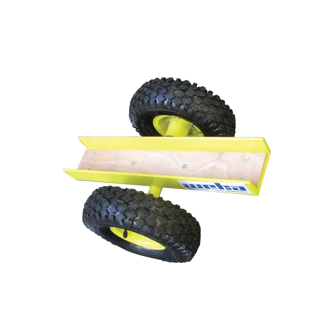 Weha 10" Safety Yellow Slab Dolly with 2 Wheels