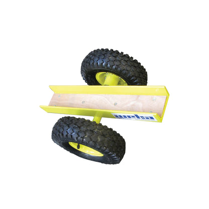 Weha 10" Safety Yellow Slab Dolly with 2 Wheels