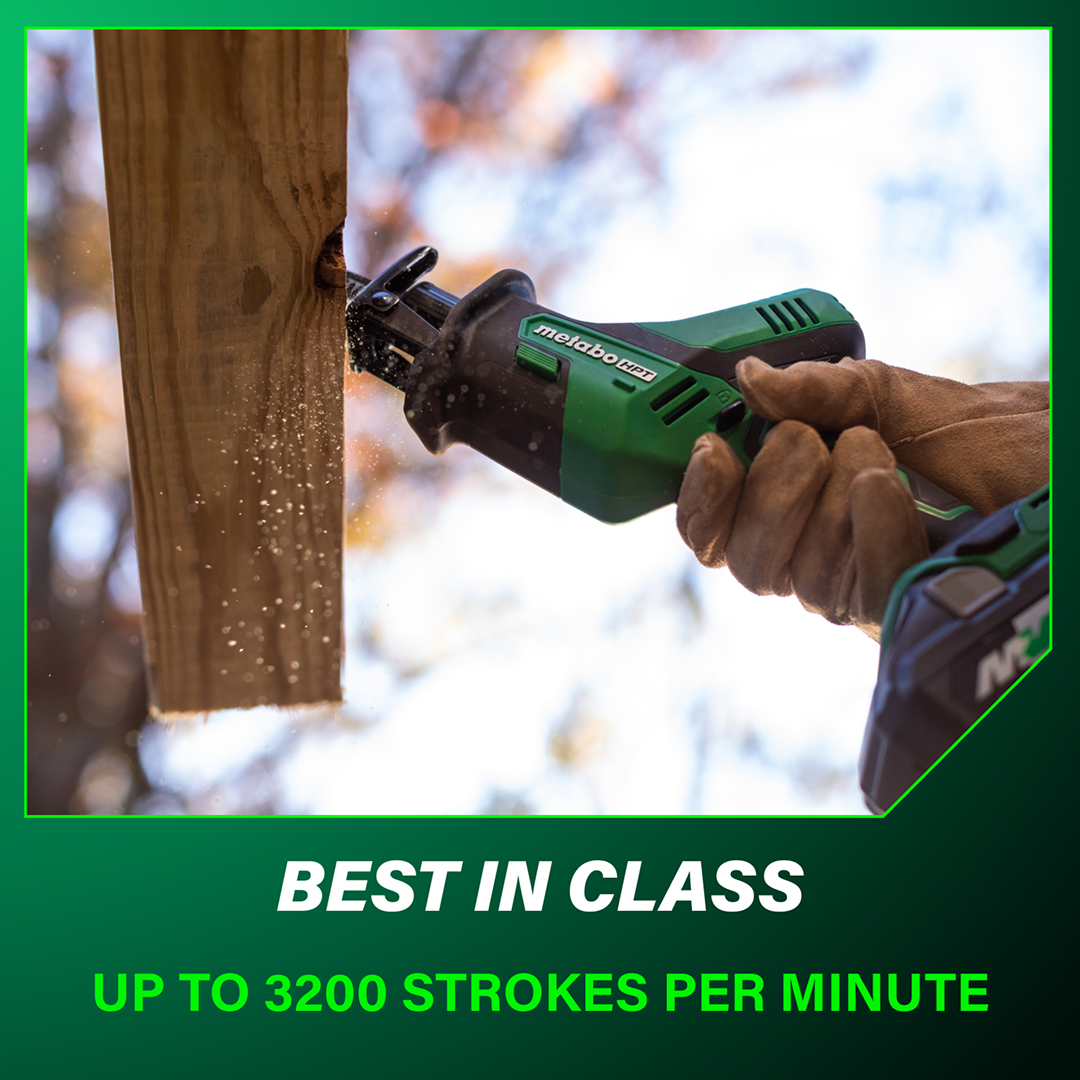18V Cordless One Handed Reciprocating Saw