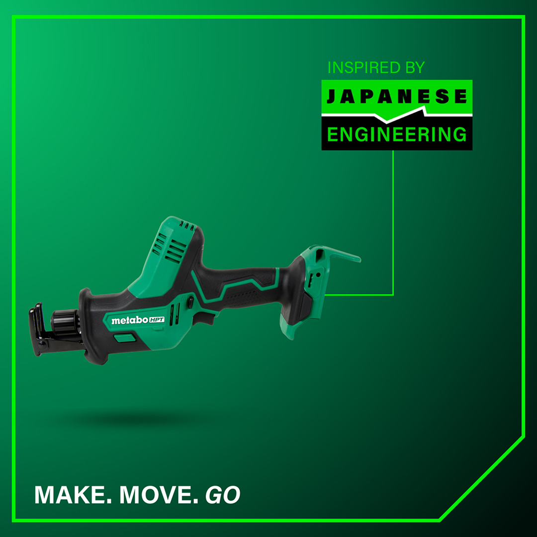 18V Cordless One Handed Reciprocating Saw