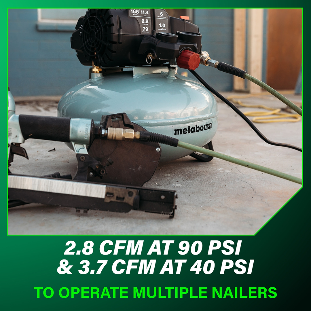6-Gallon 165PSI Pancake Compressor